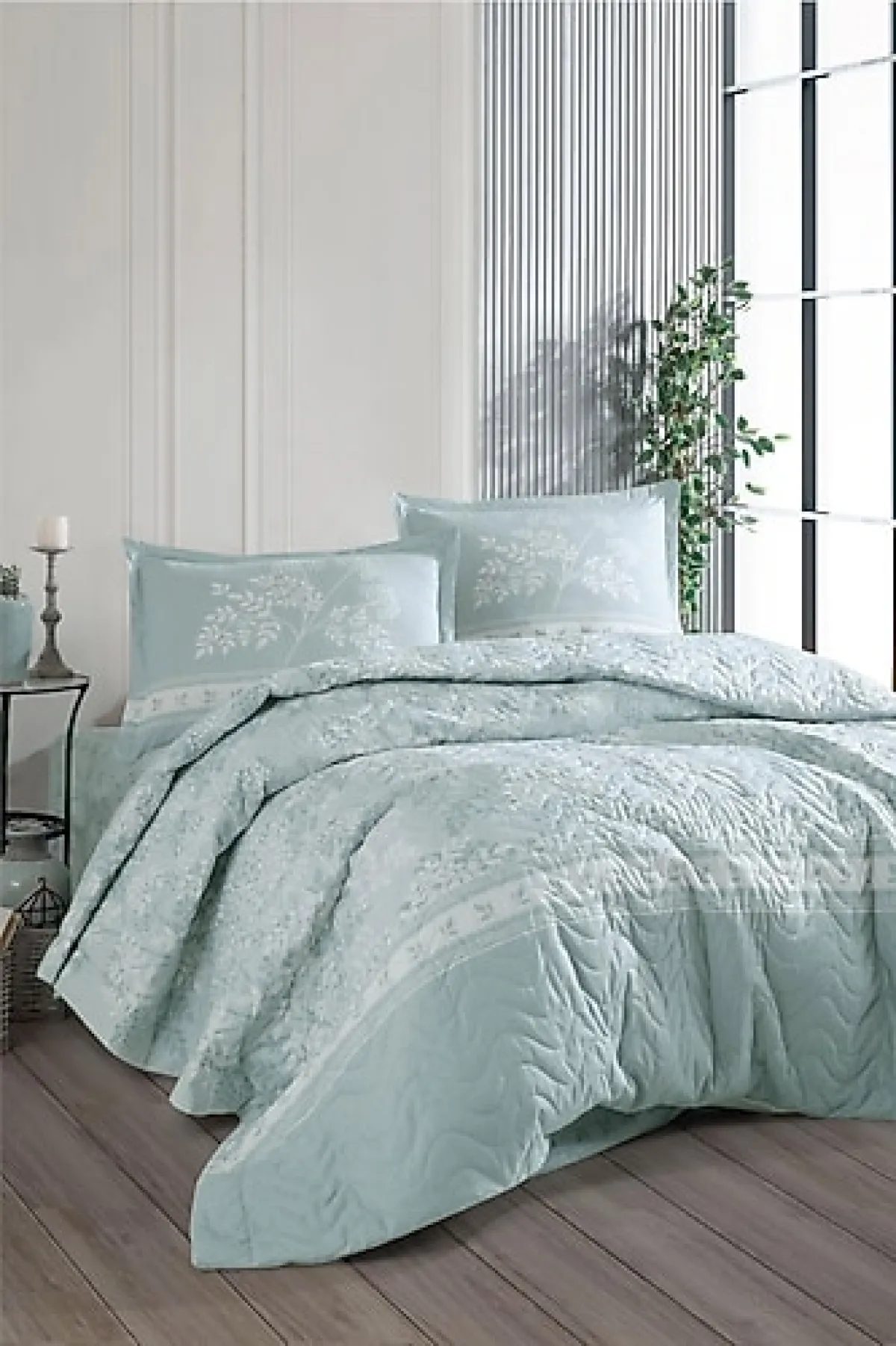 Clasy Devlin Ranforce %100 Pamuk Çift Kişilik Dört Mevsim Set