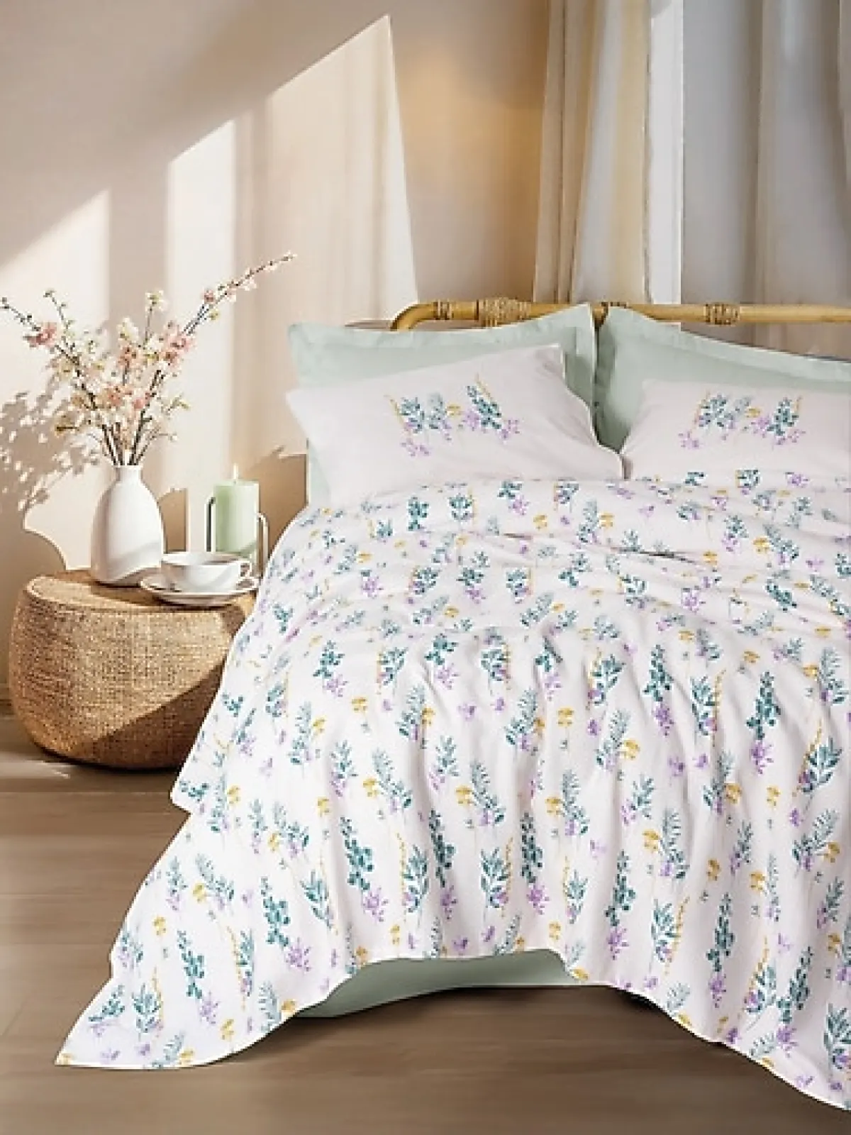 Cotton Box Estiva Twig Çift Kişilik Pike Takımı