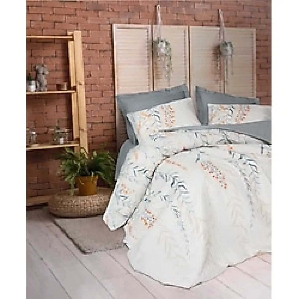 Cotton Box Tek Kişilik Complete Set Hiedra Indigo