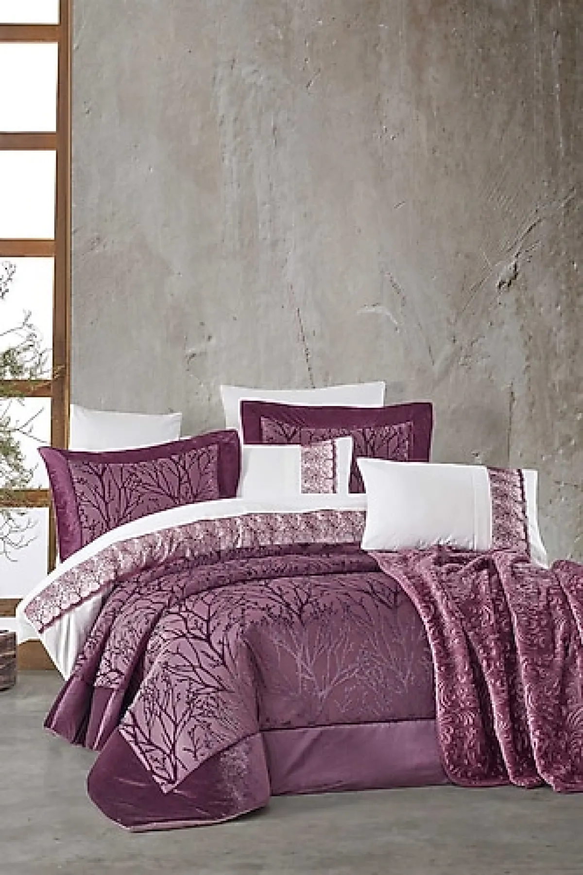 Elart Bahar Mürdüm 10 Parça Çeyiz Seti