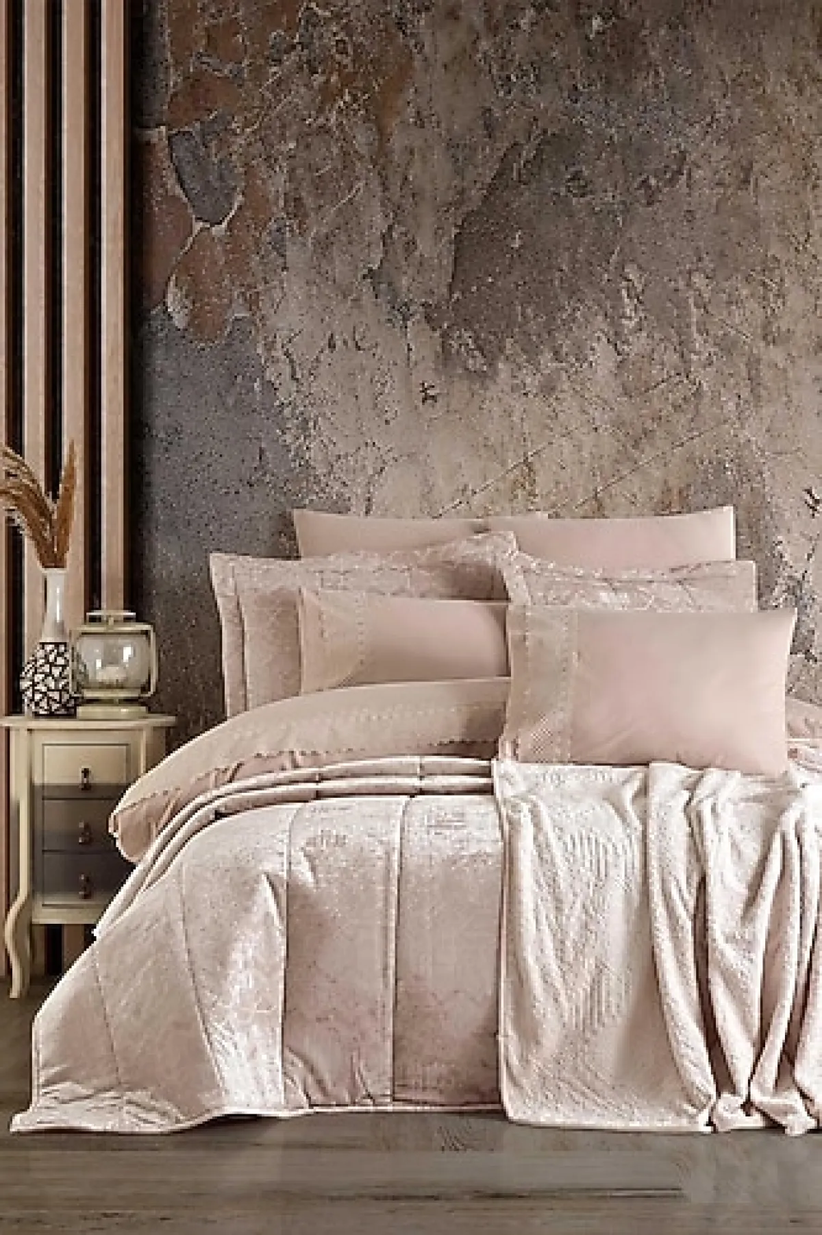 Elart Nüans Ekru 10 Parça Çeyiz Seti