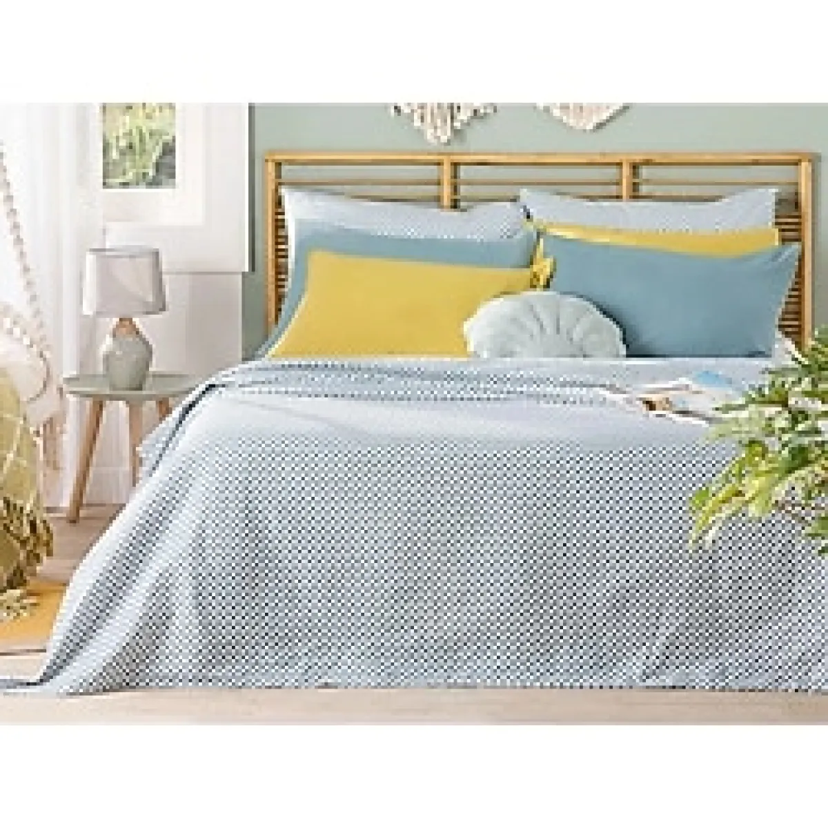 ENGLISH HOME English Home Petit Florets Çift Kişilik Pike Takımı 200x220 cm Koyu Yeşil