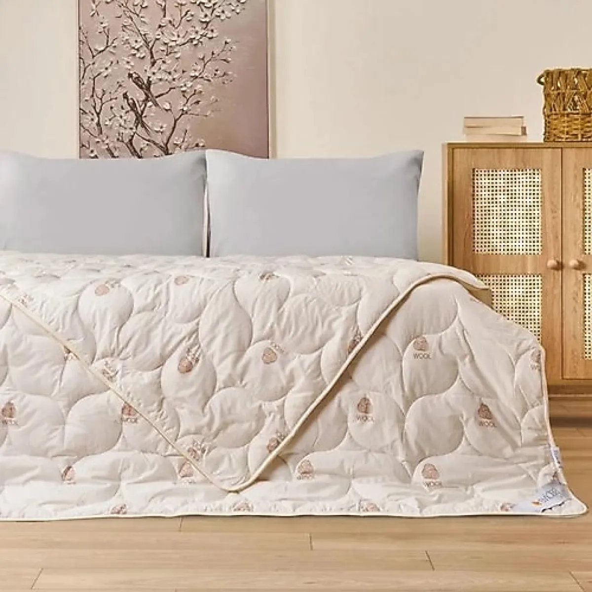 Evidea Soft 195x215 cm Çift Kişilik Yün Yorgan