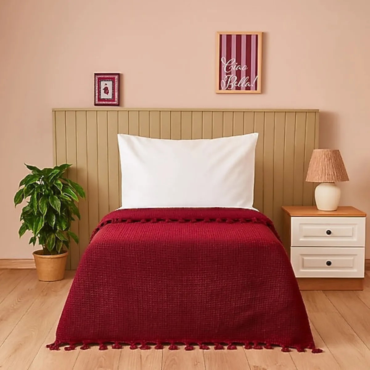 Evidea Soft Alora Tek Kişilik Yatak Örtüsü