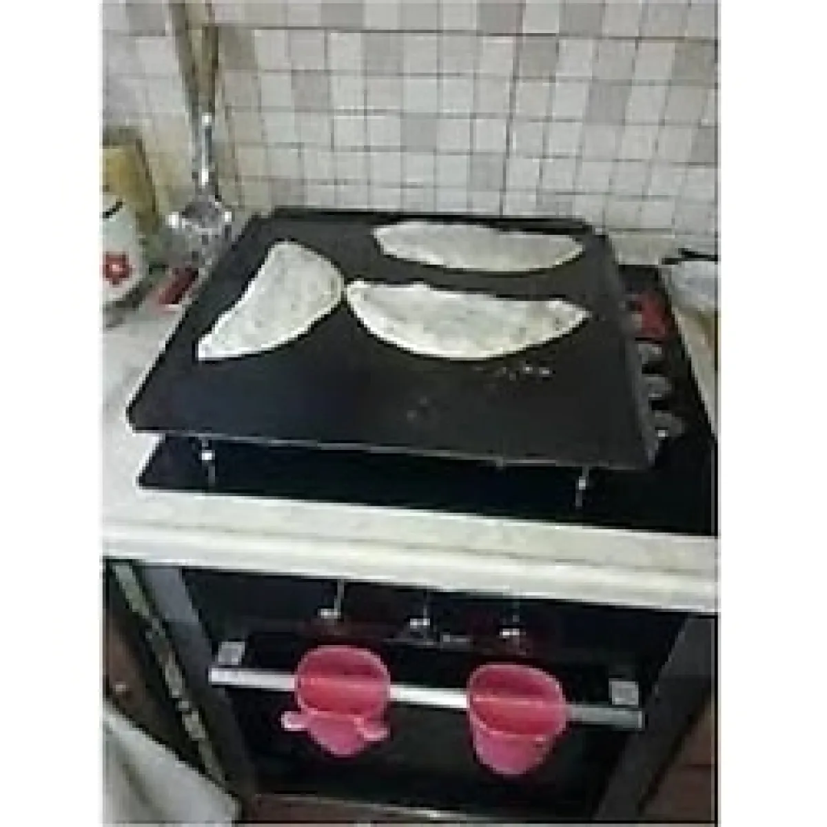 Ewoxi Ocak Üstü Ekmek Yufka Gözleme Sacı 50 x 50 cm