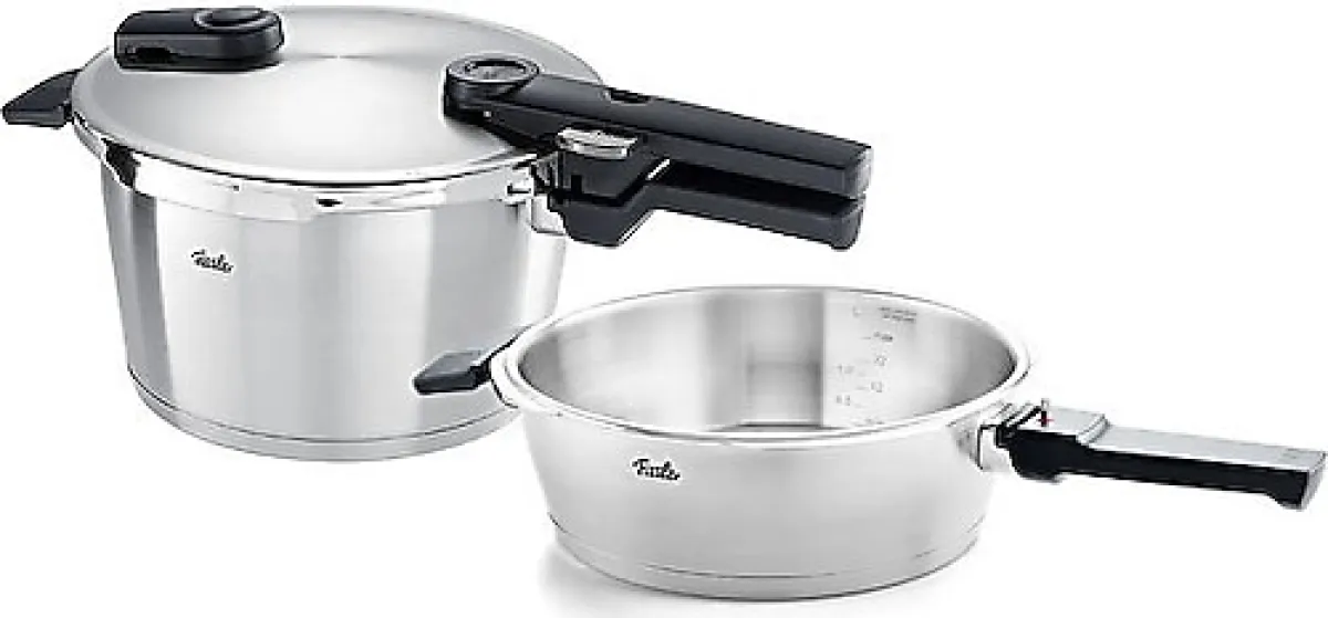 Fissler Vitaquick Premium 4.5 lt + 2.5 lt Düdüklü Tencere Seti