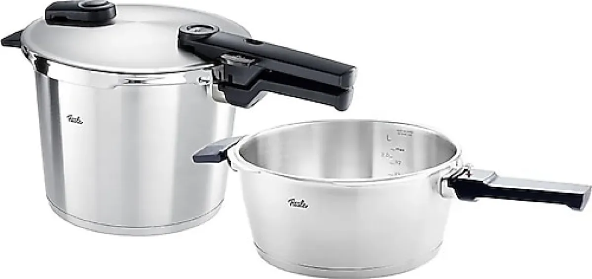 Fissler Vitaquick Premium 8 lt + 4 lt Düdüklü Tencere