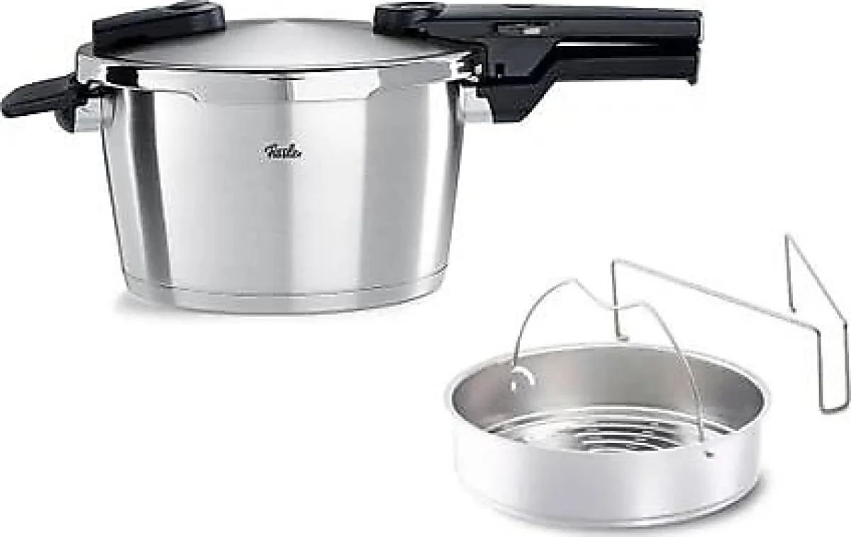 Fissler Vitaquick Premium Buhar Aparatlı 4.5 lt Düdüklü Tencere