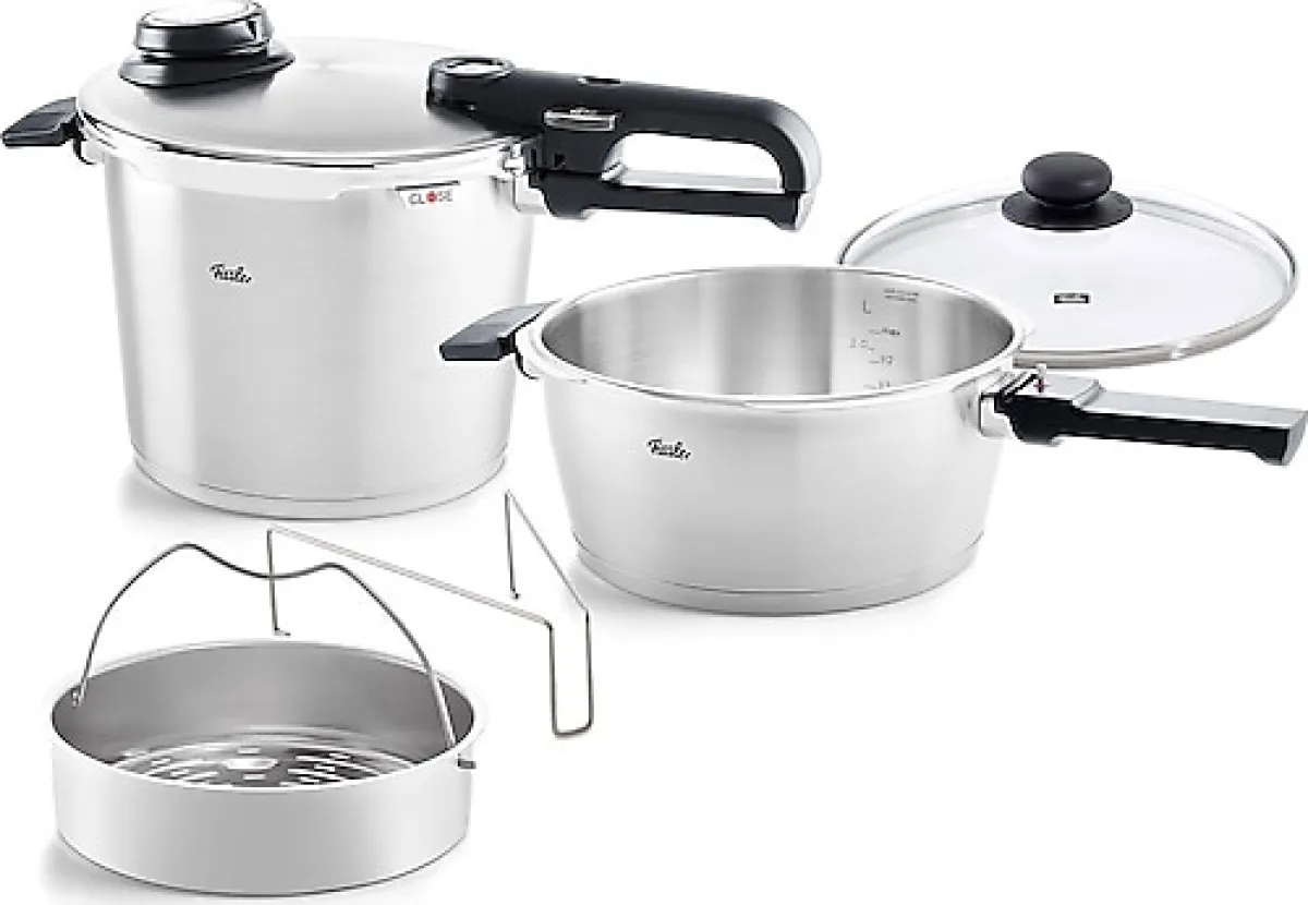 Fissler Vitavit Premium Mat 6 lt + 3.5 lt Düdüklü Tencere Seti
