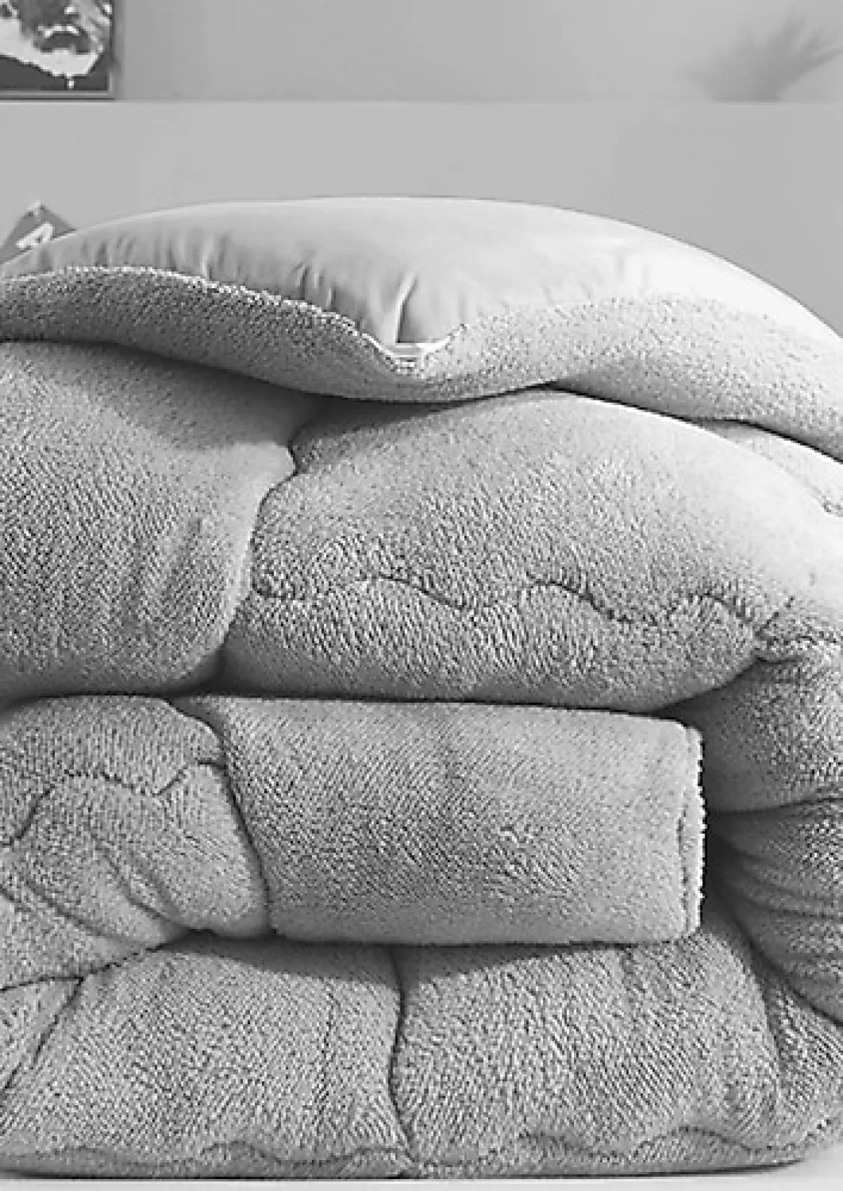 Formeya Lüx Gri 155x215 cm Çift Taraflı Welsoft Tek Kişilik Yorgan