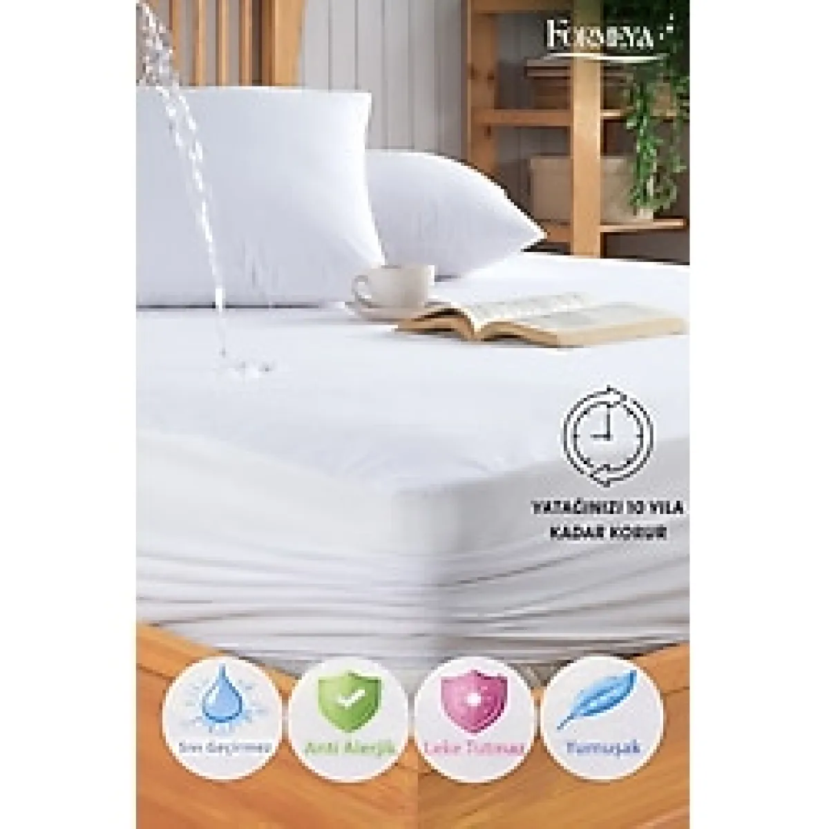 Formeya Mikro Fitted Full Kenar Su Sıvı Geçirmez Yatak Koruyucu Alez Bebek-Tek-Çift Kişilik Battal Boy Alez