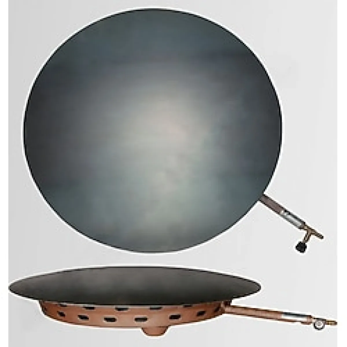 Gülsan 70 cm tüplü katmer sac gözleme sacı ekmek sacı yufka saç bazlama saçı