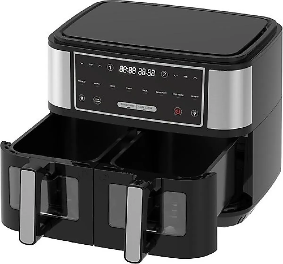 Hutt D10 Çift Hazneli Air Fryer 4.5+4.5 lt Yağsız Fritöz