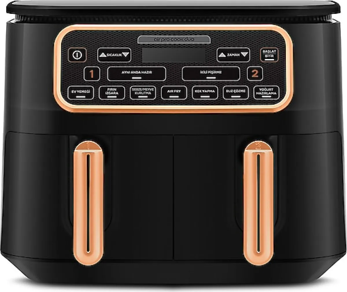 Karaca Air Pro Cook Duo Ev Yemeği XXXL 8 lt Yağsız Fritöz
