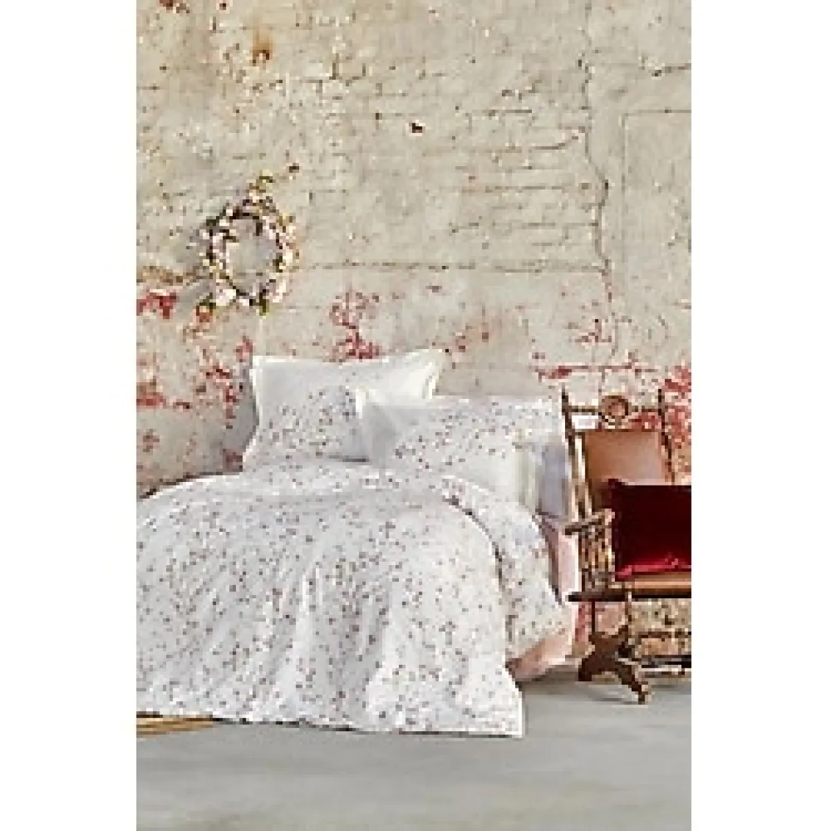 Karaca Home Annata Somon Ranforce Çift Kişilik Nevresim Takımı