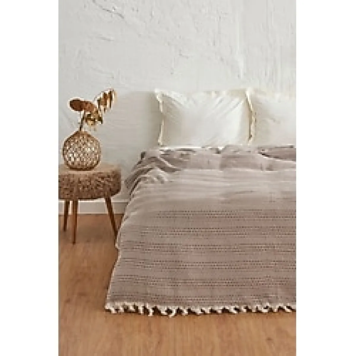 Karaca Home Levi Sütlü Kahve Çift Kişilik Pike - Kahverengi