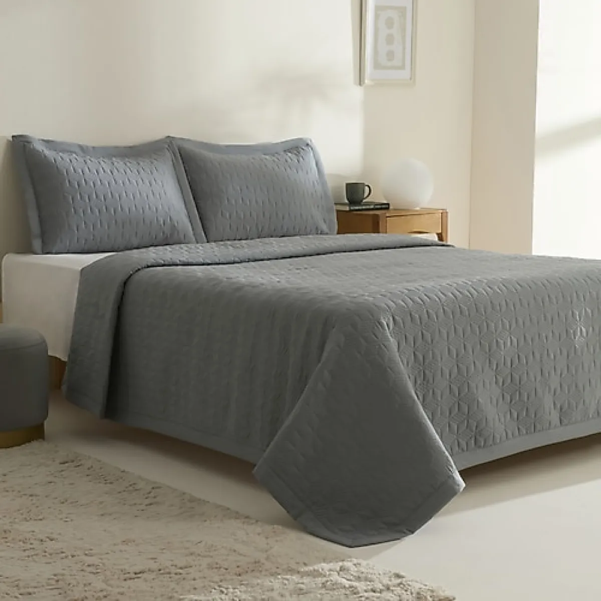 Karaca Home Liora Çift Kişilik Yatak Örtüsü Takımı