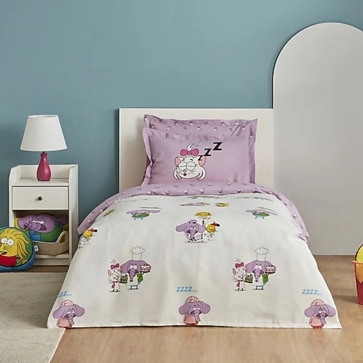 Karaca Home X Kral Şakir Yemek Savaşı Tek Kişilik Pike