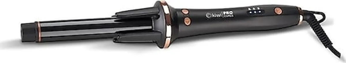 Kiwi KHS-2032 Döner Başlıklı Siyah Saç Maşası