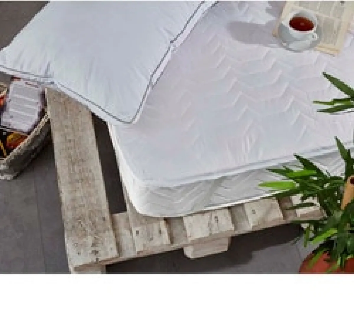 Komfort Home ST00794 Yatak Koruyucu 140x200 cm Çift Kişilik Alez