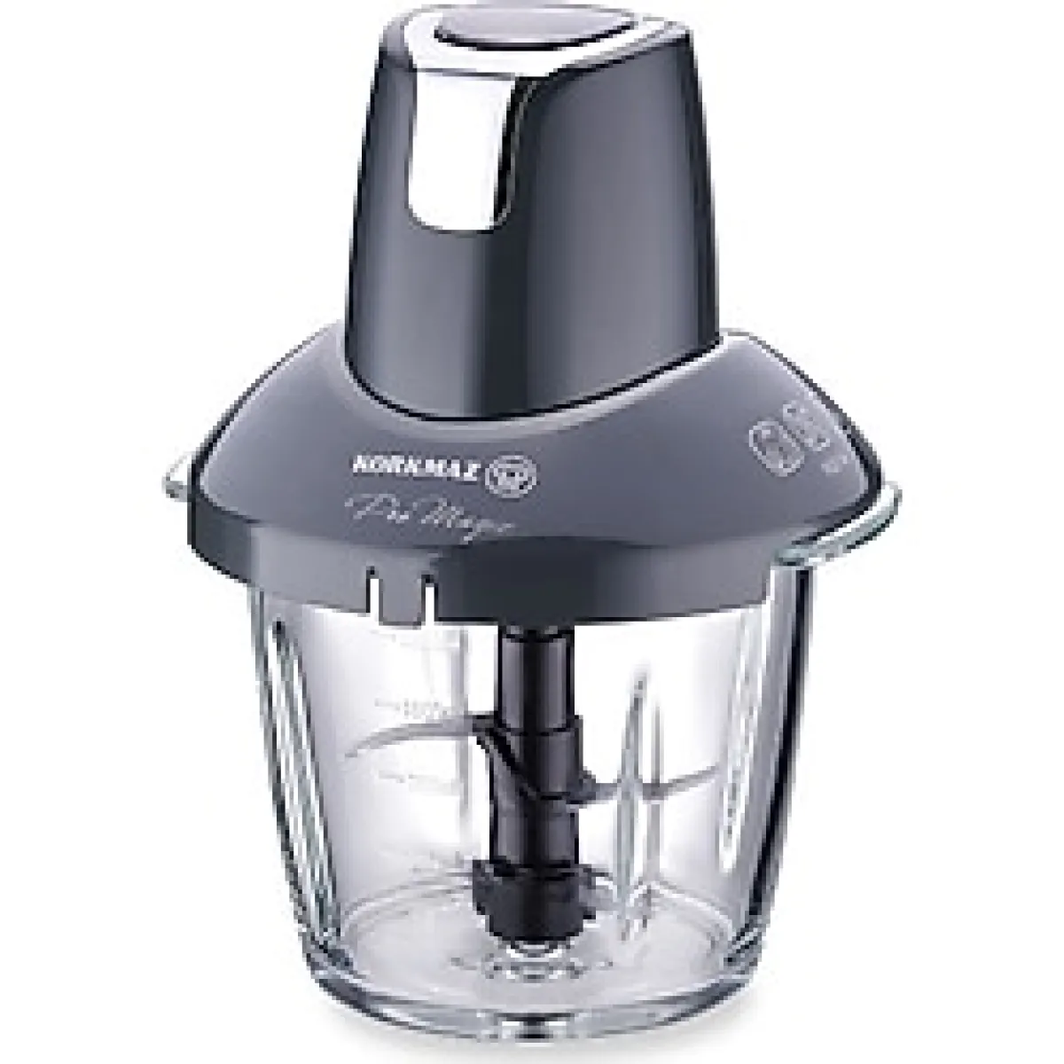 Korkmaz A460-10 Cosmica Krom 900 W 4 Bıçaklı Cam Doğrayıcı Doğrayıcı