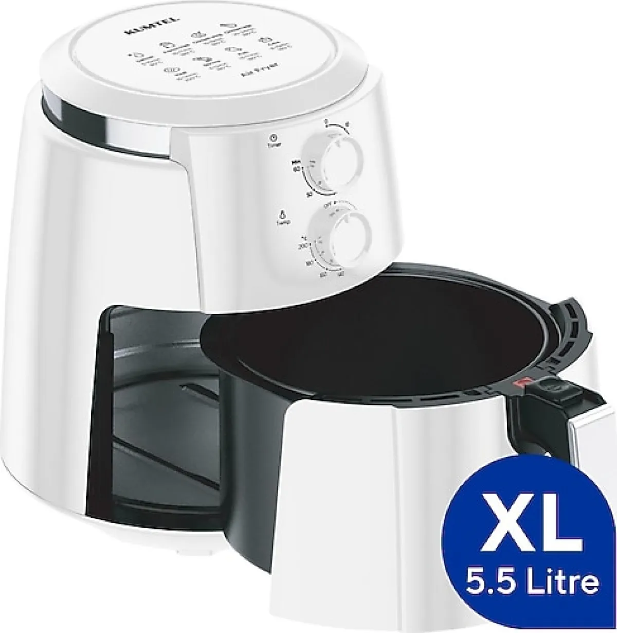Kumtel Fastfryer XL HAF-01 Airfryer 5.5 lt Beyaz Yağsız Fritöz