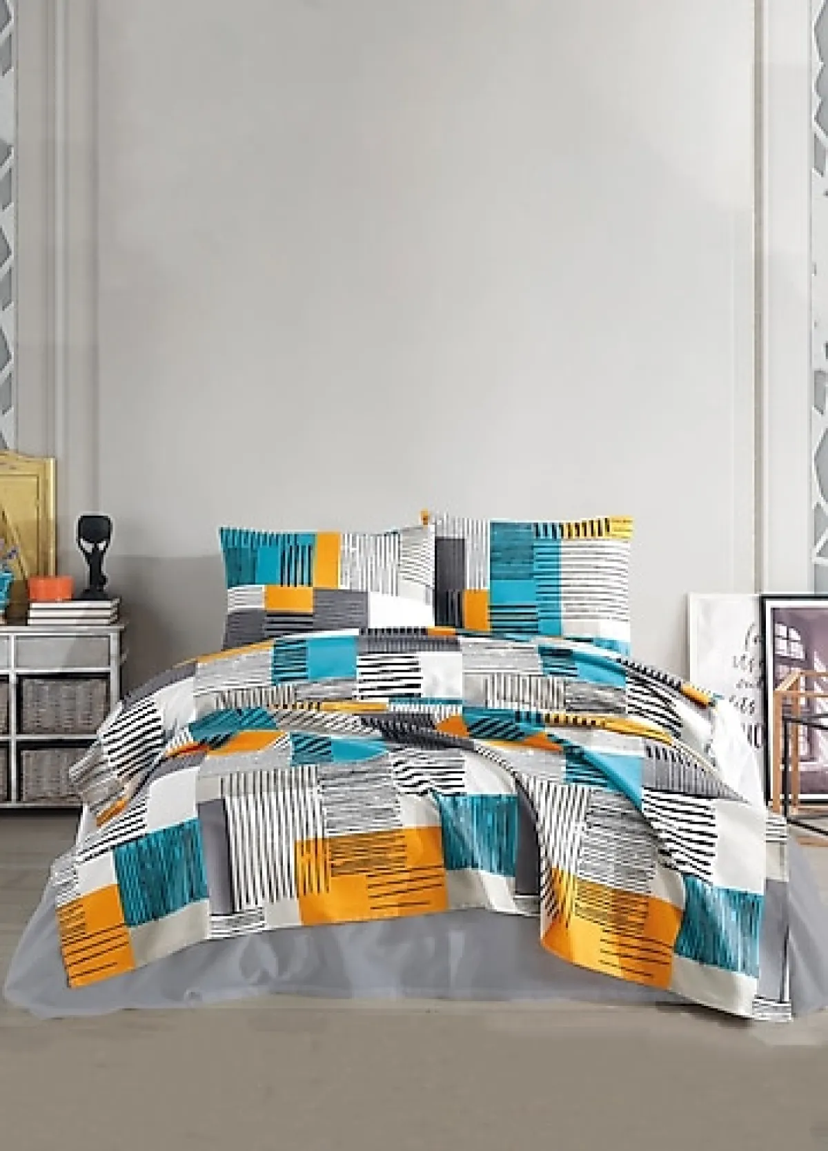 LadyModa Brita Çift Kişilik Nevresim Seti