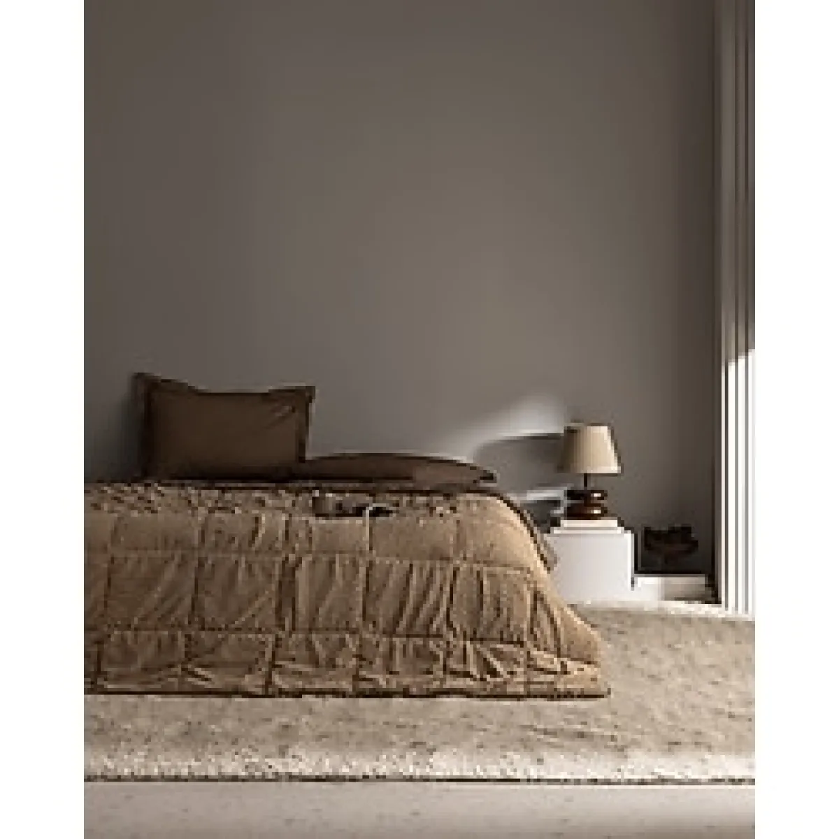 Madame Coco Vincent Tek Kişilik Comforter Set