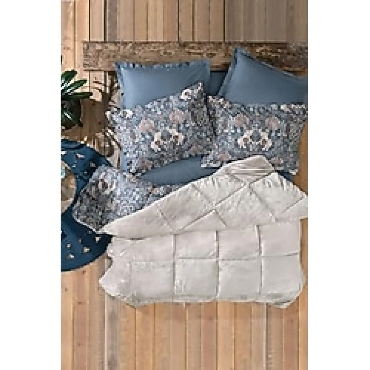 Madie Tek Kişilik Triola Uyku Seti - Bej