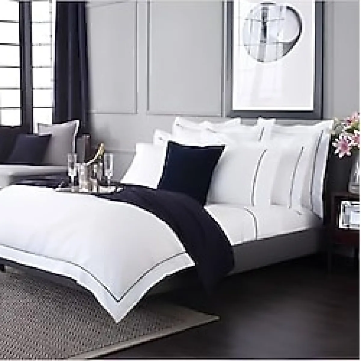 Metinev Battal Boy Pike Takımı Beyaz Siyah 220 X 240