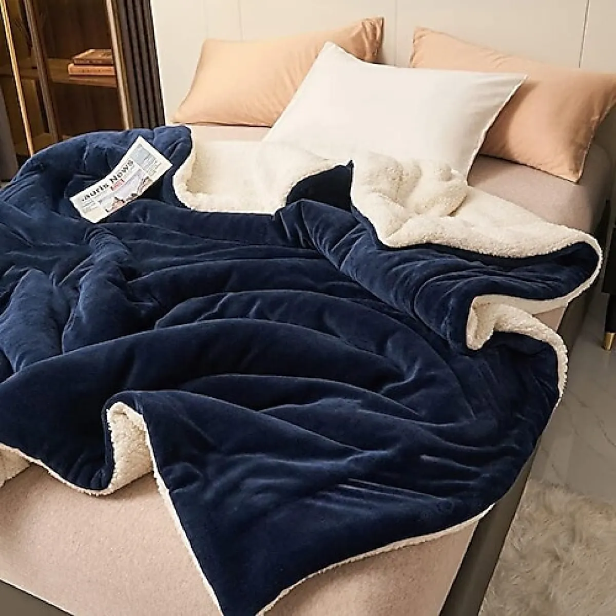 Mulberry Sherpa 220x240 cm Polar Çift Kişilik Battaniye