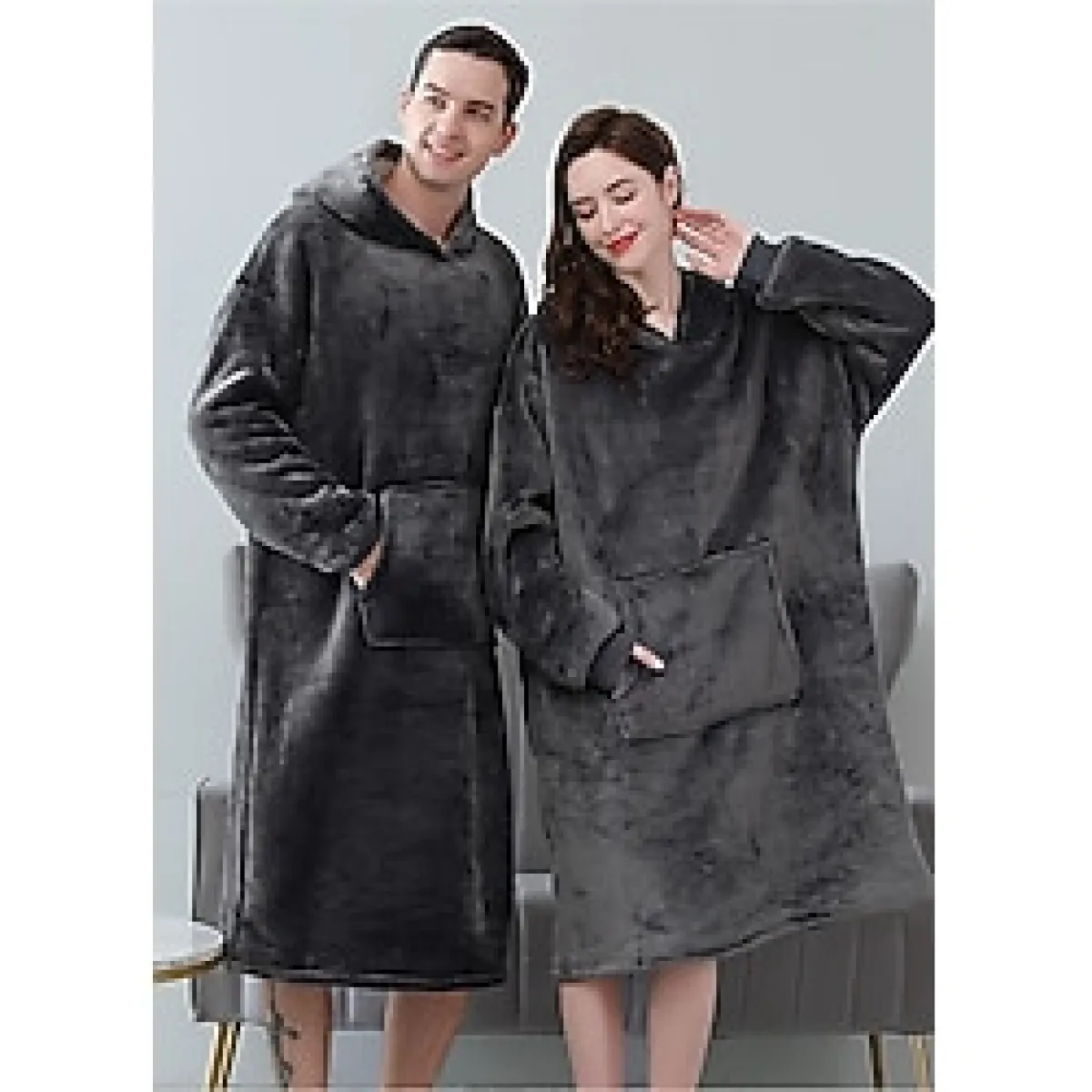 Mulberry Wellsoft Kapüşonlu Giyilebilir TV Battaniyesi