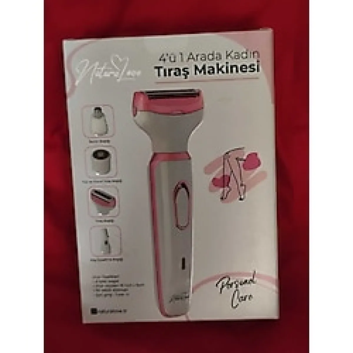 Naturalove Kadın Traş Makinesi 4' ü Bir Arada