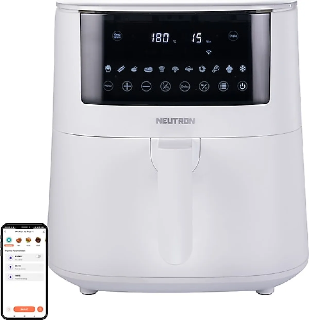 Neutron Smart Pro Air Fryer NTL-AF-73LB 7.3 lt Yağsız Fritöz