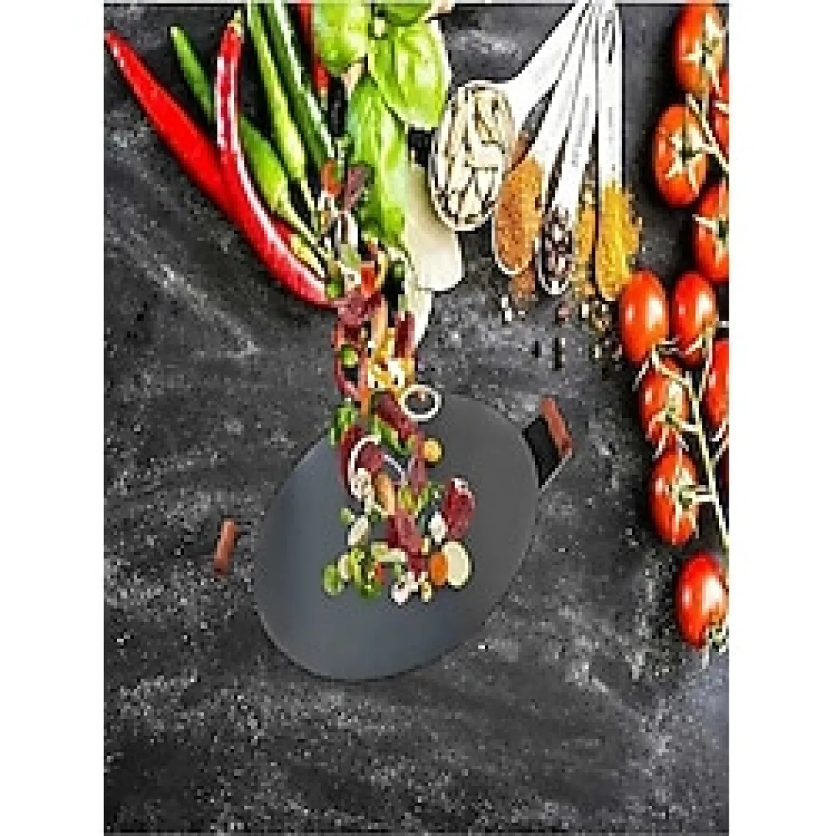 Otmkavurma Sac 40 Cm Çift Taraflı Saç Kavurma Gözleme Sacı Ahşap Kulp Fr40