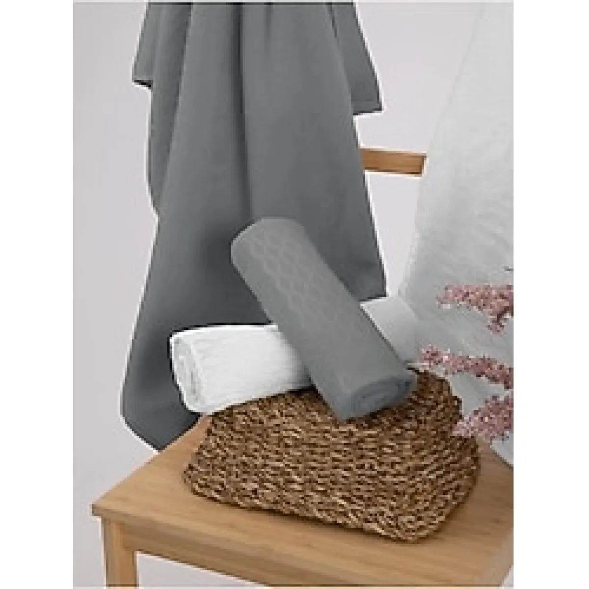 Özdilek Best Set Havlu Seti Elissa Pudra-gri