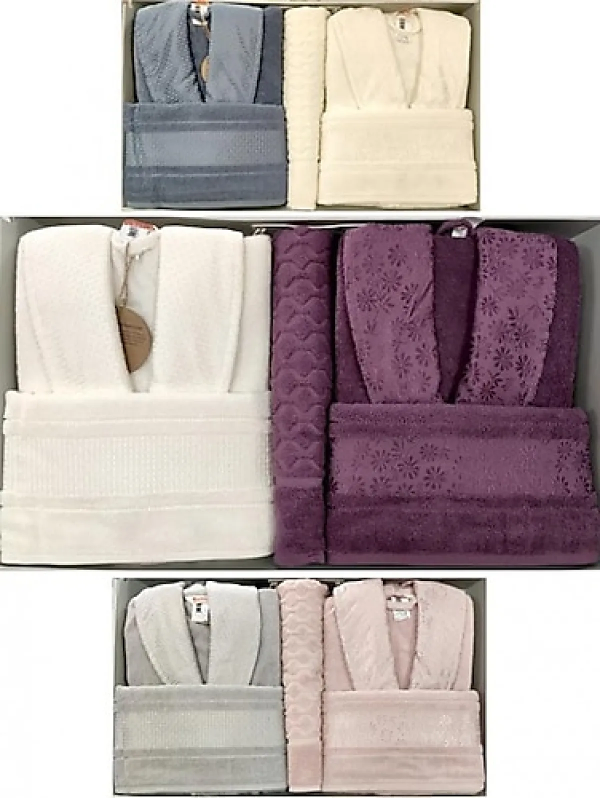 Özdilek Blossom Happy Aile Bornoz Takımı