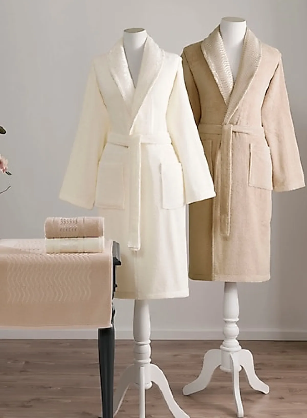 Özdilek Camomile Happy Aile Bornoz Takımı