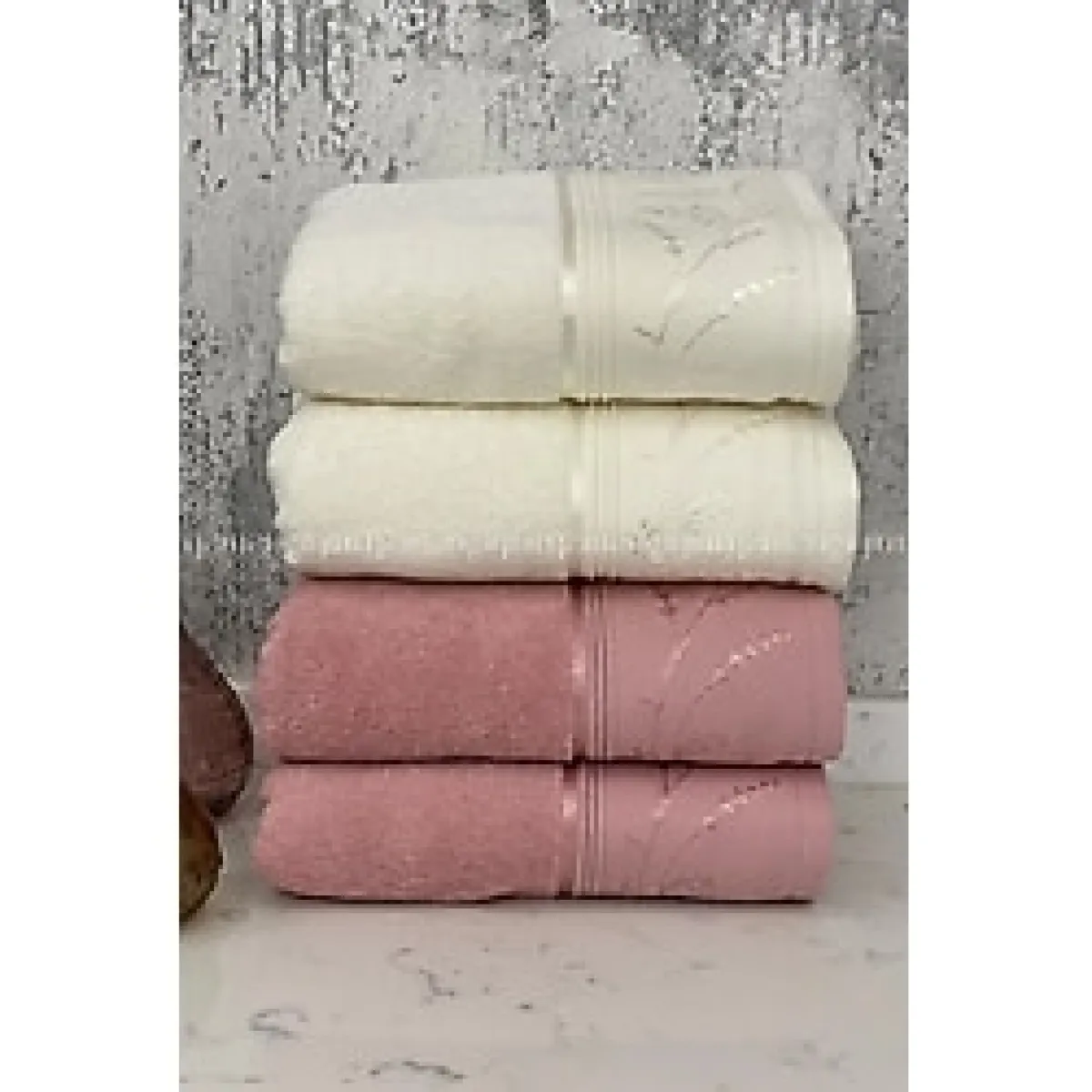 Özdilek Ditsy Yüz Havlusu 4 Adet- Antrasit Gri