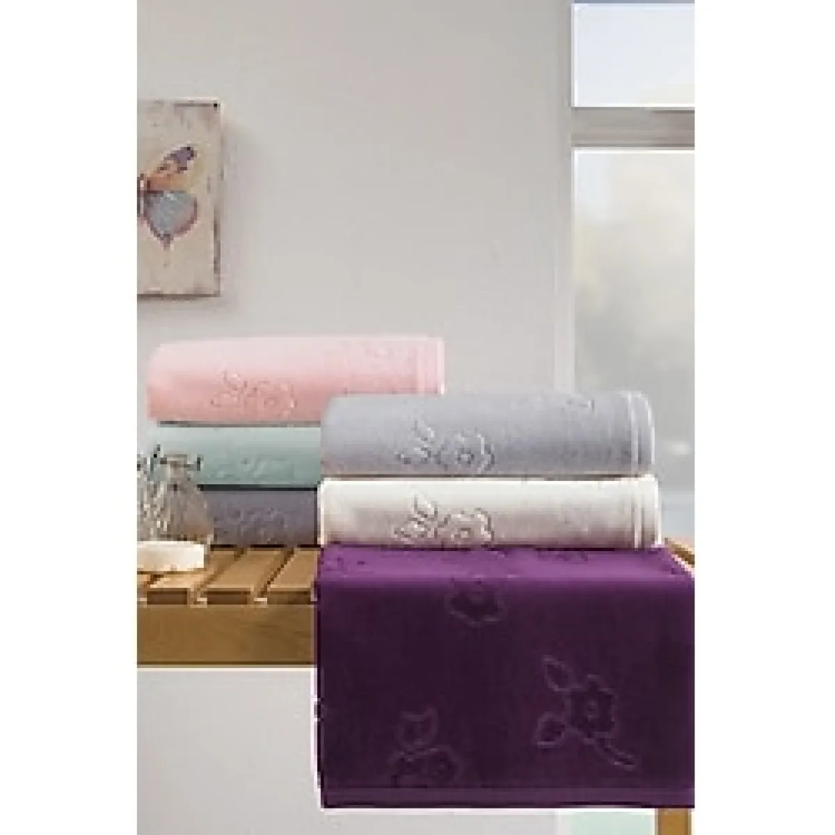 Özdilek Mayra Kadife El ve Yüz Havlusu 50x90 cm