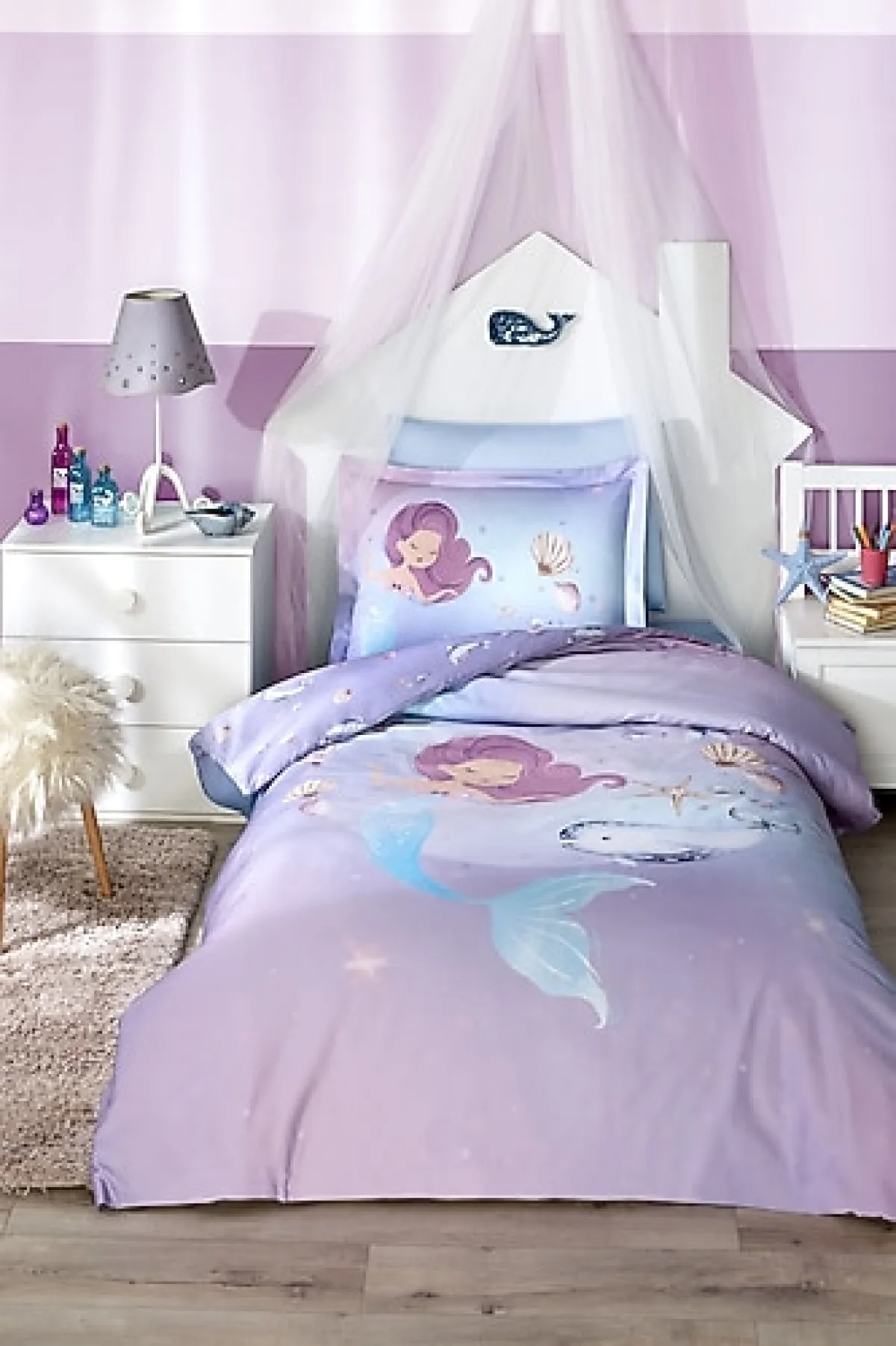 Özdilek Sereia Lastikli Çarşaflı Pamuk Tek Kişilik Nevresim Takımı