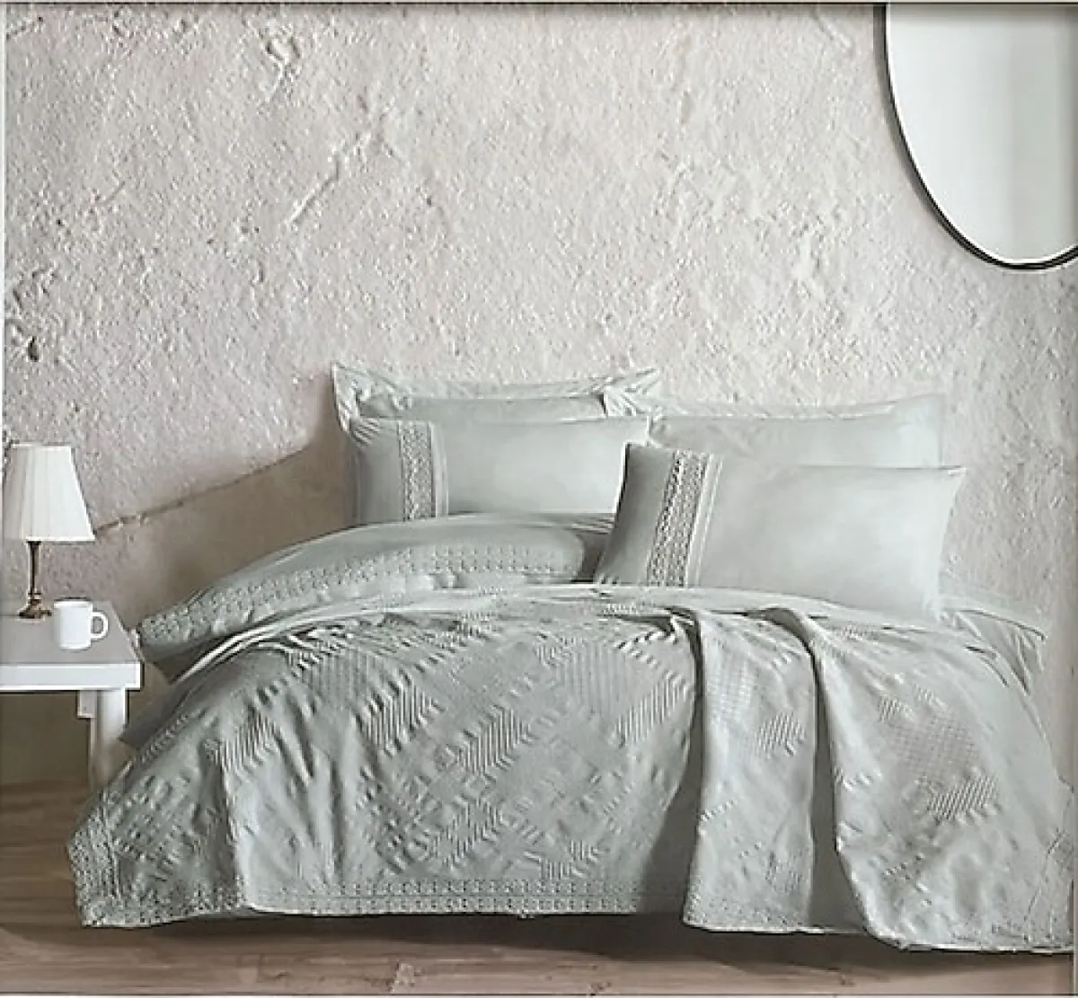 Özdilek Tiara Yeşil Gelin Seti