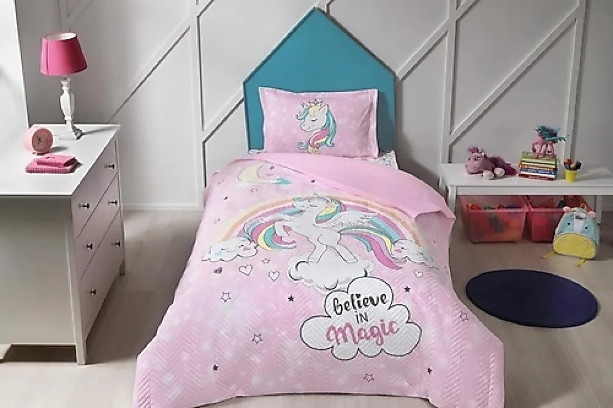 Özdilek Unicorn Kapitone Pamuk Tek Kişilik Nevresim Takımı