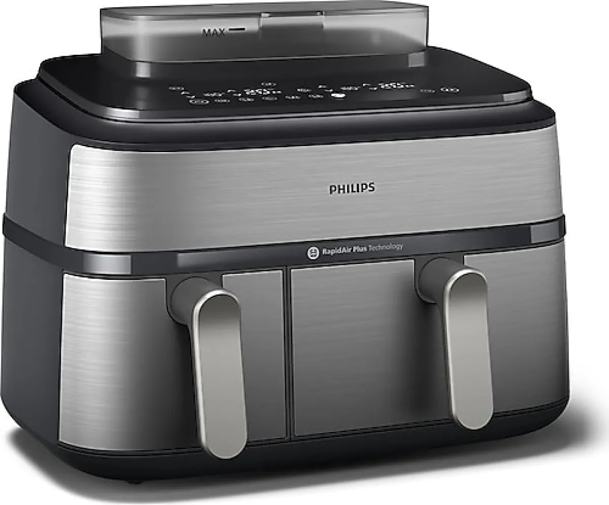 Philips Airfryer 5000 Serisi NA555/00 Çift Hazneli 9 lt Yağsız Fritöz