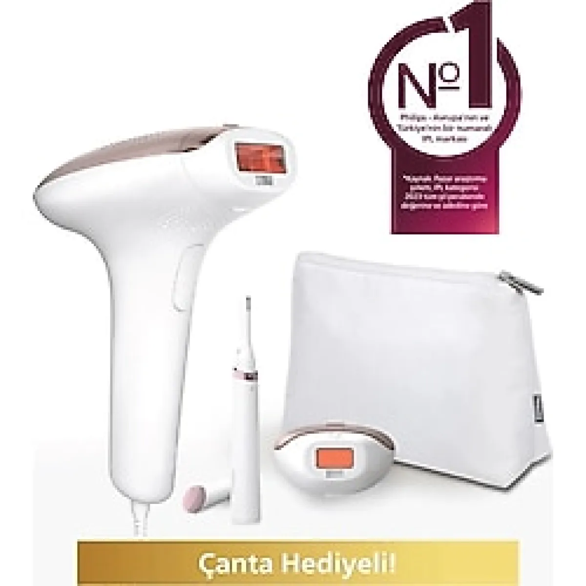 Philips Çilt Tonu Ayarlı Uv Filtreli Yüz Başlığına Sahip Premium LUMEA ADVANCED IPL Epilasyon