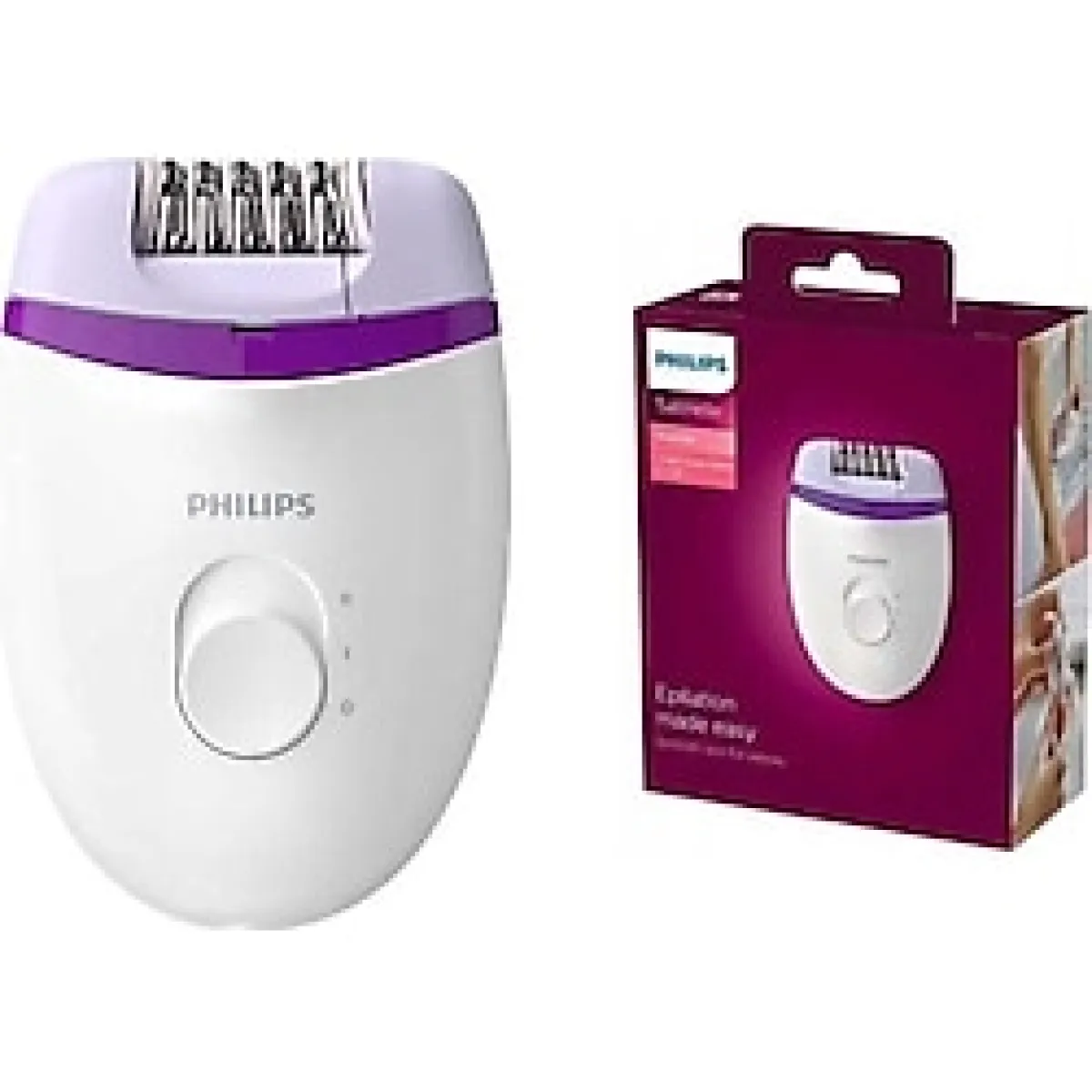 Philips Epilasyon Makinası - 32 Cımbız Kompakt / Epilatör - Epilasyon Cihazı - Masaj Başlıklı Ve Işıklı