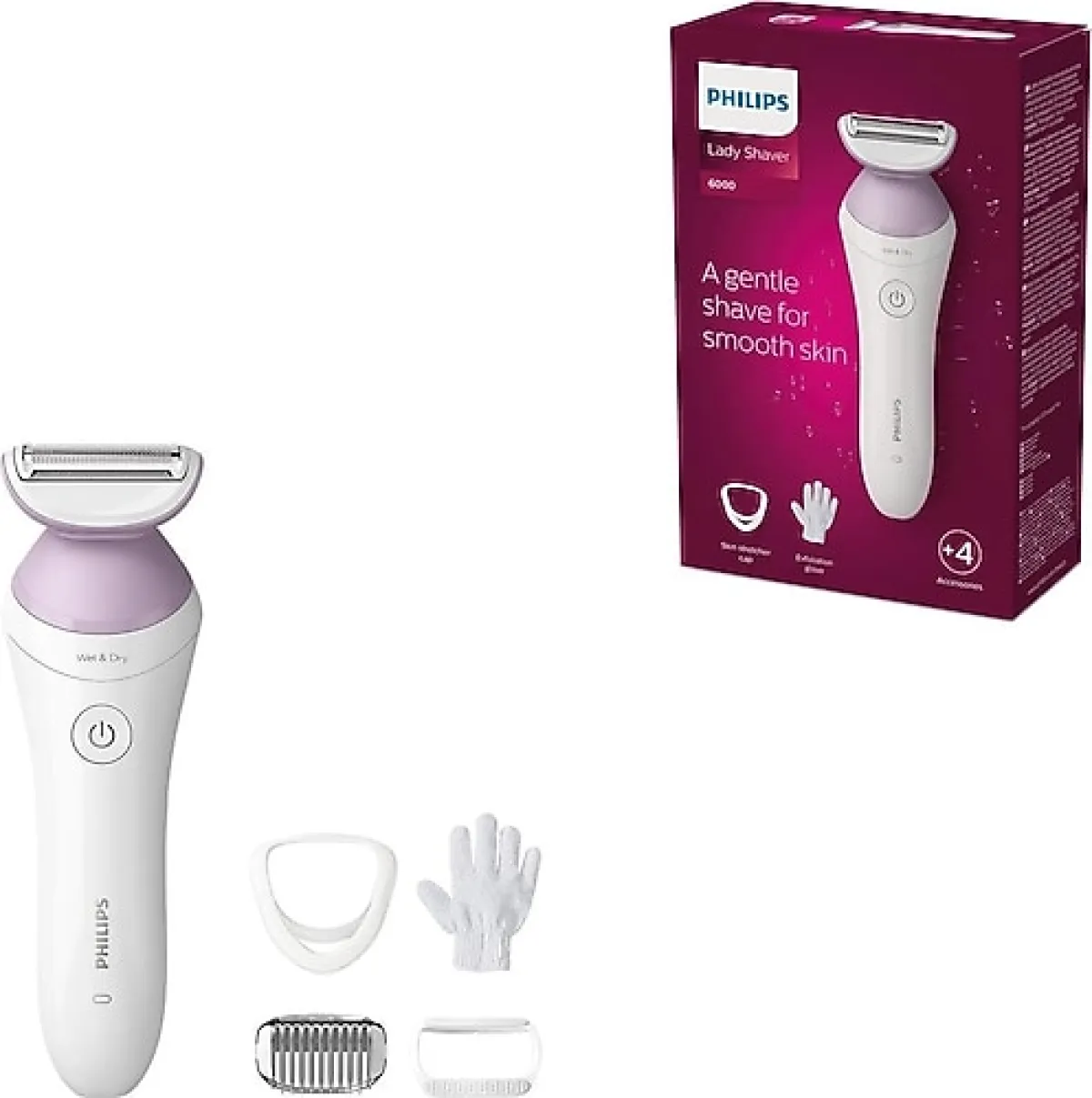 Philips Lady Series 6000 BRL136/00 Islak Kuru Epilasyon Aleti