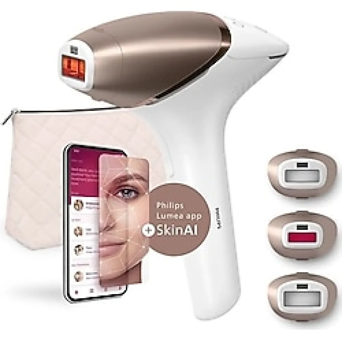 Philips Lumea Ipl Hair Removal 9900 .BRI958 Lazer Epilasyon Cihazı(4 Akıllı Başlık (Çanta/koruyucu Gözlük Hediyeli))