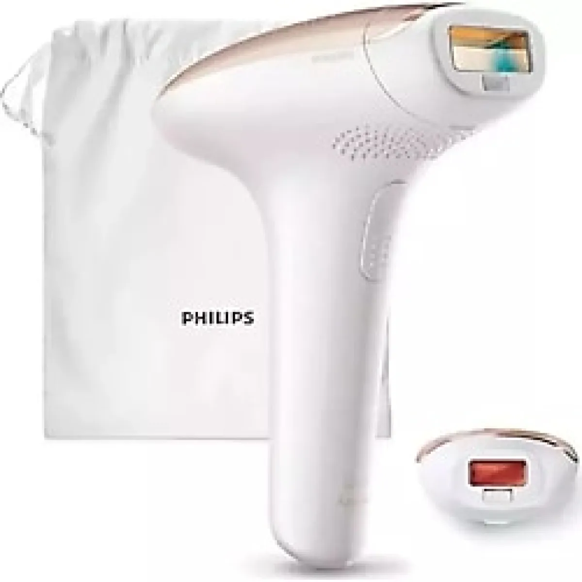 Philips Lumea Kablolu Tüy Alma Cihazı IPL, Ekstra Güvenli Hassas Bölge Başlığı, Entegre Cilt Tonu Sensörü