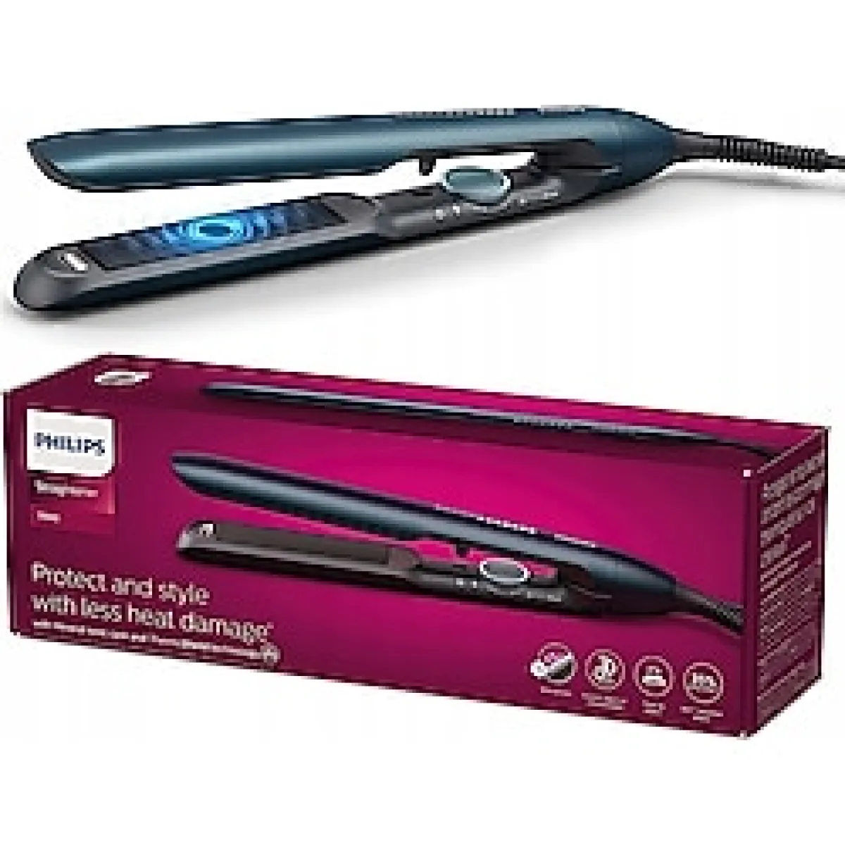 Philips Seramik Argan Yağ Plakalı Iyonlu Yeni Nesil Saç Düzleştirici